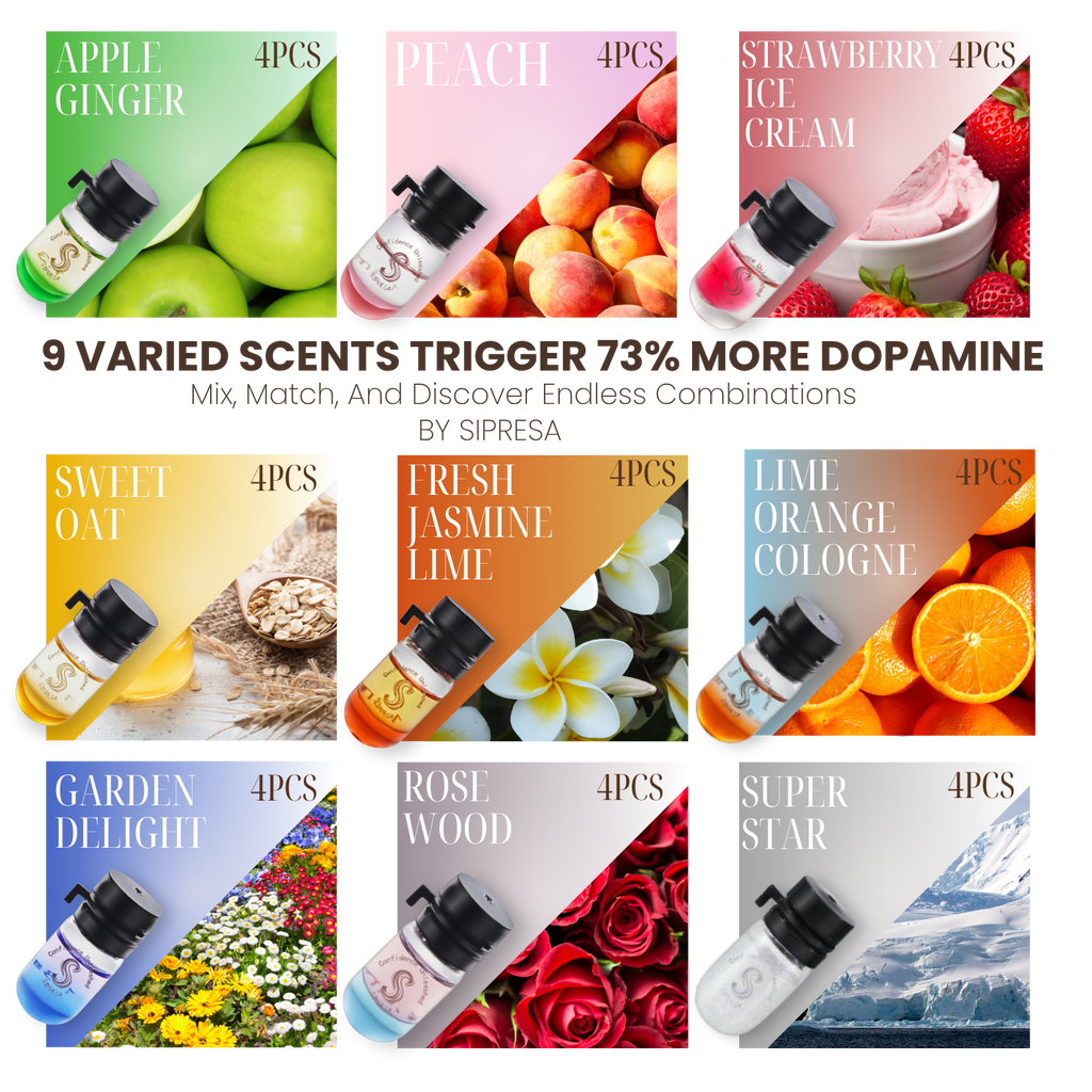 Sipresa Splash'n Shine Hair Perfume Oil Natural Plant-based Oils 36 pcs pack